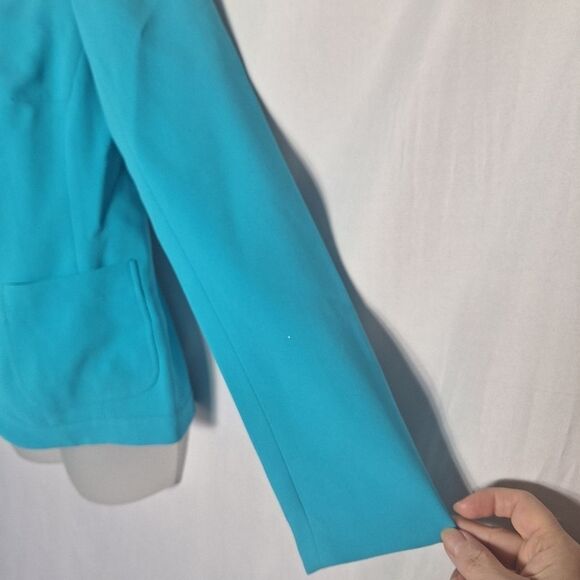 Trina Turk Womens Blazer Classic Modley Career Officecore Preppy Bridal Sz 8 - Picture 6 of 14